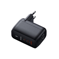 شارژر دیواری 65 واتی فست‌شارژ مک دودو Mcdodo CH-029 Mecha Series GaN 65W Dual Type-C+USB Mini Size Wall Charger