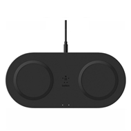 پایه شارژر بی سیم مغناطیسی شارژ سریع  2 در1 برای دستگاه های اپل بلکین مدل WIZ010vfBK مشکی