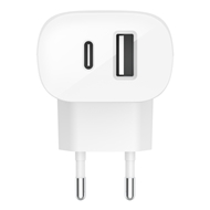 شارژر دیواری شارژ سریع دو پورت 37 وات بلکین مدل WCB007vfWH