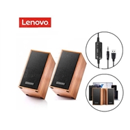 اسپیکر دسکتاپ لنوو Lenovo M530 Wooden Desktop Wired Speaker توان 6 وات