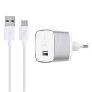 شارژر دیواری بلکین مدل F7U034VF04 به همراه کابل تبدیل USB-C