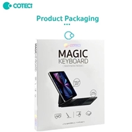 کیبورد مگنتی آیپد پرو 12.9 برند کوتسی مدل Coteci Magic Keyboard For Apple iPad Pro 12.9 2020-2021-2022 64013