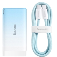 شارژر 65 وات سه پورت بیسوس Baseus GaN3 Pro 2Type-C + USB 65W CCGGP050003