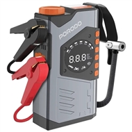 پاوربانک 10000 و کمپرسور باد و جامپ استارتر خودرو پرودو Porodo PDPBA10GY