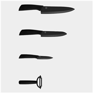 ست چاقو سرامیکی هوهو مدل QHS1704 بسته 4 عددی