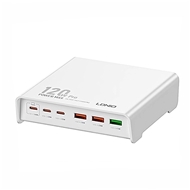 شارژر 6 پورت رومیزی 120 وات الدینیو Ldnio Desktop Super Fast Charger Q605