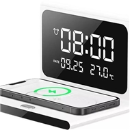 شارژر بی‌سیم و ساعت رومیزی رسی Recci RLS-L12 Perpetual Calendar Wireless Charger