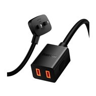 کابل افزایش طول یک متری بیسوس Baseus PowerCombo mini PowerStrip 1AC PSMN000101