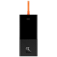 پاوربانک 20000 فست شارژ بیسوس Baseus Elf Digital Display PPJL000001 توان 65 وات با کابل متصل تایپ سی