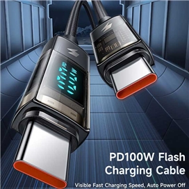 کابل شارژ دو سر تایپ‌سی قطع کن خودکار مک دودو Mcdodo Digital Pro Auto Power Off Type-C to Type-C CA-3610