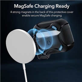 کاور مگسیف برای ایرپاد پرو 2 برند ESR مدل AirPods Pro (2022/23) Cyber Tough Case (HaloLock)