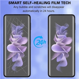 محافظ صفحه نمایش بوف مدل Hydrogel مناسب برای گوشی موبایل سامسونگ Galaxy Z Flip 5 به همراه محافظ پشت گوشی