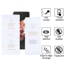 محافظ صفحه نمایش بوف مدل Hydrogel مناسب برای گوشی موبایل سامسونگ Galaxy Z Flip 5 به همراه محافظ پشت گوشی