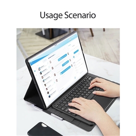 کیف کلاسوری همراه با کیبورد  تبلت Samsung Tab S8 Ultra