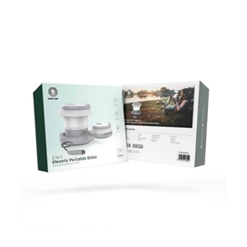 بیده و چراغ کمپینگ قابل حمل گرین لاین Green Lion 2 in 1 Electric Portable Bidet GN2IN1EBDTWH