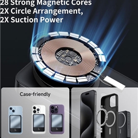 پاوربانک وایرلس مگنتی 30 وات 10000 مک دودو Mcdodo Good Touch Magnetic Wireless Power Bank MC-593