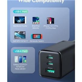 شارژر دیواری 65 واتی راوپاور مدل RP-PC172