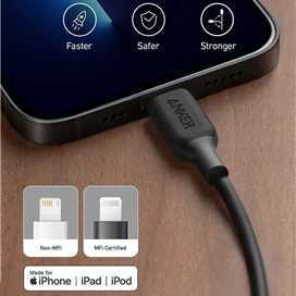 کابل تایپ سی به لایتنینگ نسل پنجم انکر  Anker 541 USB-C to Lightning Cable (90 cm)