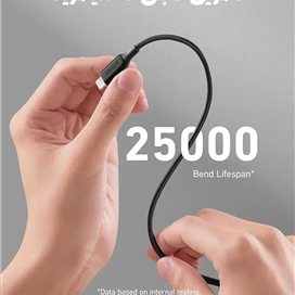 کابل تایپ سی به لایتنینگ نسل پنجم انکر  Anker 541 USB-C to Lightning Cable (90 cm)