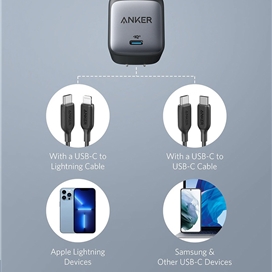 شارژر 65 واتی نسل هفتم انکر Anker 715 Charger (Nano II 65W) – مدل A2663