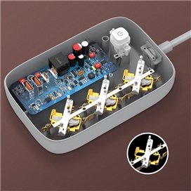 چند راهی برق 3250 وات الدینیو LDNIO 65W Smart Guard Power Strip SC3436