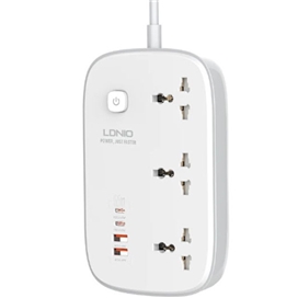 چند راهی برق 3250 وات الدینیو LDNIO 65W Smart Guard Power Strip SC3416