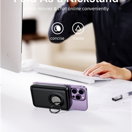 پاوربانک مگنتی وایرلس 10000 جویروم Joyroom Mini Magnetic Wireless Power Bank JR-W050