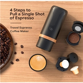 ست قهوه ساز 2 در 1 ارلدم Earldom 2in1 Travel Coffee Machine ET-KF01