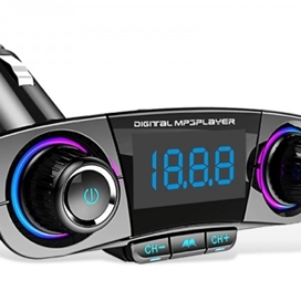 پخش کننده بلوتوث و شارژر فندکی ارلدام Earldom Wirelss FM Car Charger Kit ET-M60