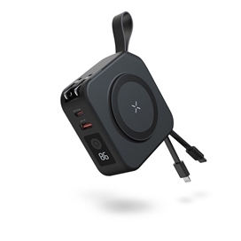 پاوربانک 5 کاره 10000 مگ سیف پرودو Porodo Magsafe 5in1 10000mAh Power Bank PD-PBFCH028