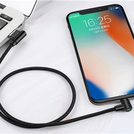 کابل شارژ و انتقال داده لایتنینگ مک دودو Mcdodo CA-538 90Degree Reversible Lightning Cable 1.2M