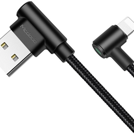 کابل شارژ و انتقال داده لایتنینگ مک دودو Mcdodo CA-538 90Degree Reversible Lightning Cable 1.2M