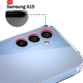 کاور اپیکوی مدل Transparent Clear مناسب برای گوشی موبایل سامسونگ Galaxy A15 5G/4G