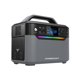 پاورژنراتور قابل حمل 600 وات پاورولوژی Powerology 120000mAh Portable Power Generator Fast Charging 384Wh 600W PPBCHA39