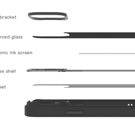 قاب NFC ان اف سی مشکی مناسب برای Apple iPhone 15