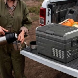 یخچال و فریزر مسافرتی هوشمند پاورلوژی مدل Small Dual Compartmentبا ظرفیت 37.5 لیتر