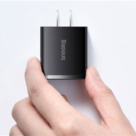 شارژر دیواری سریع 30 وات بیسوس Baseus 30W Compact Quick Charger 2U+C CN CCXJ-C01