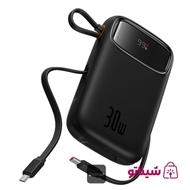 پاوربانک 30 وات 20000 با کابل تایپ سی بیسوس Baseus Qpow 2 Power Bank PPQD4-20C