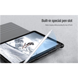 کیف کلاسوری نیلکین مدل Camshield Bumper SnapSafe مناسب برای تبلت اپل iPad Air 11 2024 / Air 10.9 2022 / Air 4 / Air 5 / Air 6 / Air 2020