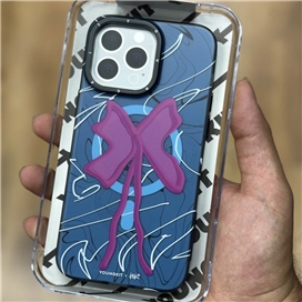 قاب YOUNGKIT یانگکیتBlue Defiant And Empowering Magsafe Series مناسب برای Apple iPhone 15