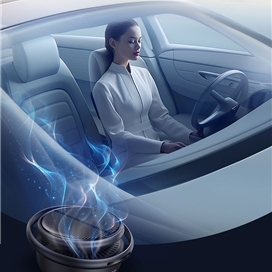 خوشبو کننده خورشیدی خودرو بیسوس Baseus Momentum Series Solar Power Car Air Freshener BS-CX008