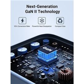 شارژر دیواری 65 وات با سه پورت USB-C و USB-A یوگرین مدل CD306