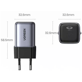 شارژر دیواری یک پورت Nexode Mini 30W PD یوگرین مدل CD319