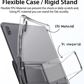 قاب تبلت آراری سامسونگ Araree Mach Stand Galaxy S7 FE Clear cover