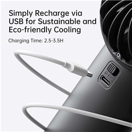 پنکه دستی شارژی JISULIFE Handheld Fan Life4