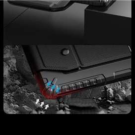 کیف کلاسوری کیبورد دار نیلکین مدل Bumper Go Keyboard مناسب برای تبلت اپل  iPad Pro 12.9 2022 / 2021 / 2020