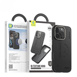 قاب برند بلوئو مدل Blueo BI-Texture 600D Armor aramid fiber magnetic case iphone مناسب برای Apple iPhone 16 Pro Max