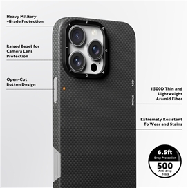 قاب یانگکیت Youngkit Kevlar 1500D Extreme Wing Iphone مناسب برای Apple iPhone 16 Pro Max