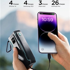 پاور بانک 22.5 وات 20000 جویروم با کابل متصل JOYROOM JR-L018 Power Bank