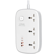 چند راهی برق 3250 وات الدینیو LDNIO 65W Smart Guard Power Strip SC3416